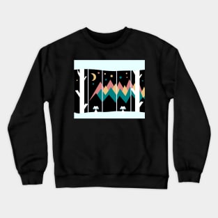 Colorful night Crewneck Sweatshirt